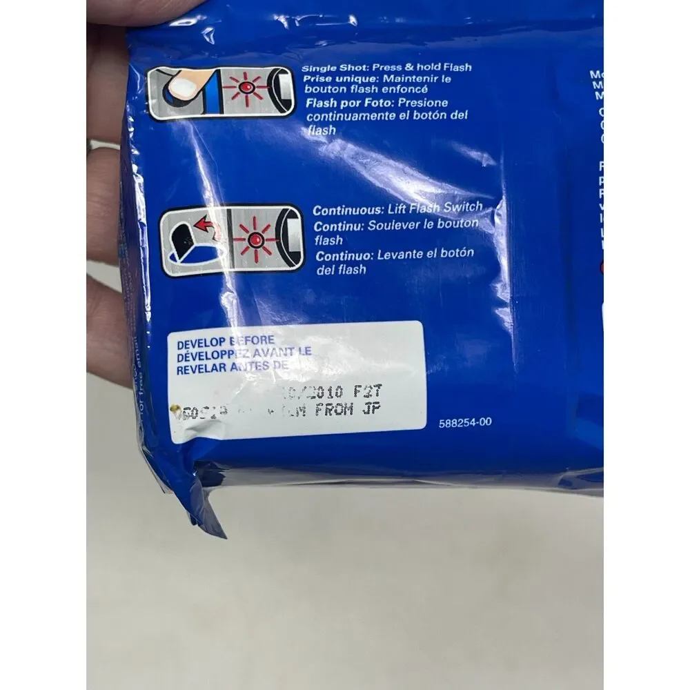 Polaroid Vintage Flash Disposable Camera - Sealed Expired 10/2010